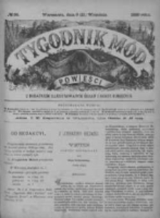 Tygodnik Mód i Powieści. Pismo ilustrowane dla kobiet z dodatkiem Ubiory i Roboty 1889 III, No 38