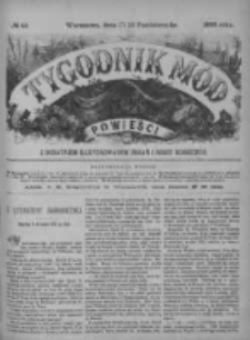 Tygodnik Mód i Powieści. Pismo ilustrowane dla kobiet z dodatkiem Ubiory i Roboty 1889 IV, No 42