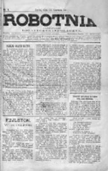 Robotnik. Czasopismo polityczne i społeczne 1890 II, Nr 8