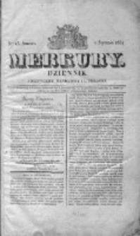 Merkury. Dziennik polityczny, handlowy i literacki 1831 I, Nr 15