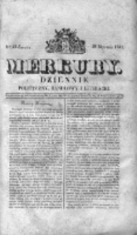 Merkury. Dziennik polityczny, handlowy i literacki 1831 I, Nr 43
