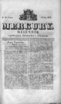 Merkury. Dziennik polityczny, handlowy i literacki 1831 I, Nr 49