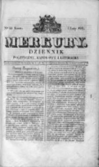 Merkury. Dziennik polityczny, handlowy i literacki 1831 I, Nr 50