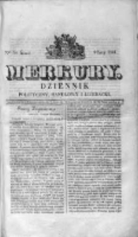 Merkury. Dziennik polityczny, handlowy i literacki 1831 I, Nr 54