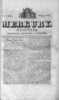 Merkury. Dziennik polityczny, handlowy i literacki 1831 I, Nr 57