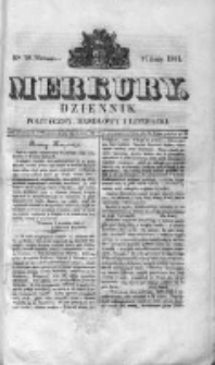Merkury. Dziennik polityczny, handlowy i literacki 1831 I, Nr 72