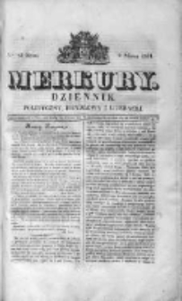 Merkury. Dziennik polityczny, handlowy i literacki 1831 I, Nr 82