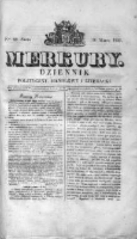 Merkury. Dziennik polityczny, handlowy i literacki 1831 I, Nr 89