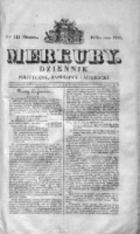 Merkury. Dziennik polityczny, handlowy i literacki 1831 II, Nr 113