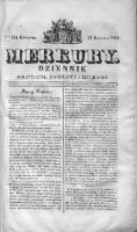 Merkury. Dziennik polityczny, handlowy i literacki 1831 II, Nr 124
