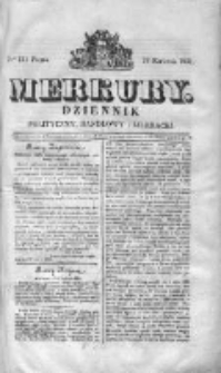 Merkury. Dziennik polityczny, handlowy i literacki 1831 II, Nr 131