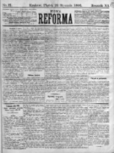 Nowa Reforma 1892 I, Nr 17