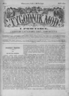 Tygodnik Mód i Powieści. Pismo ilustrowane dla kobiet z dodatkiem Ubiory i Roboty 1878 I, No 7