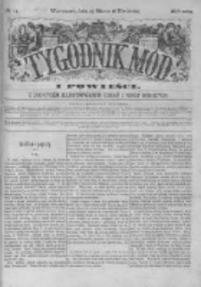 Tygodnik Mód i Powieści. Pismo ilustrowane dla kobiet z dodatkiem Ubiory i Roboty 1878 I, No 14