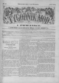Tygodnik Mód i Powieści. Pismo ilustrowane dla kobiet z dodatkiem Ubiory i Roboty 1878 III, No 37
