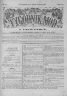 Tygodnik Mód i Powieści. Pismo ilustrowane dla kobiet z dodatkiem Ubiory i Roboty 1878 IV, No 43