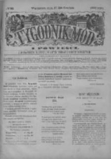 Tygodnik Mód i Powieści. Pismo ilustrowane dla kobiet z dodatkiem Ubiory i Roboty 1883 IV, No 52