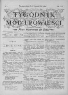 Tygodnik Mód i Powieści. Pismo ilustrowane dla kobiet z dodatkiem Ubiory i Roboty 1900 I, No 4