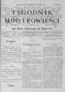 Tygodnik Mód i Powieści. Pismo ilustrowane dla kobiet z dodatkiem Ubiory i Roboty 1900 I, No 9