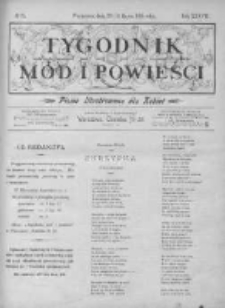 Tygodnik Mód i Powieści. Pismo ilustrowane dla kobiet z dodatkiem Ubiory i Roboty 1895 I, No 12