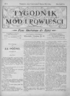 Tygodnik Mód i Powieści. Pismo ilustrowane dla kobiet z dodatkiem Ubiory i Roboty 1895 II, No 14