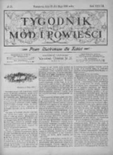 Tygodnik Mód i Powieści. Pismo ilustrowane dla kobiet z dodatkiem Ubiory i Roboty 1895 II, No 21
