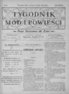 Tygodnik Mód i Powieści. Pismo ilustrowane dla kobiet z dodatkiem Ubiory i Roboty 1895 II, No 22