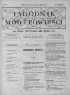 Tygodnik Mód i Powieści. Pismo ilustrowane dla kobiet z dodatkiem Ubiory i Roboty 1895 III, No 30