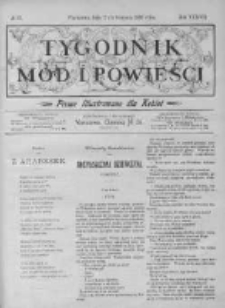 Tygodnik Mód i Powieści. Pismo ilustrowane dla kobiet z dodatkiem Ubiory i Roboty 1895 III, No 33