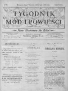Tygodnik Mód i Powieści. Pismo ilustrowane dla kobiet z dodatkiem Ubiory i Roboty 1895 III, No 36