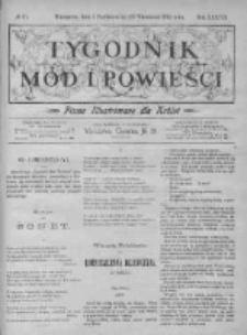 Tygodnik Mód i Powieści. Pismo ilustrowane dla kobiet z dodatkiem Ubiory i Roboty 1895 IV, No 40