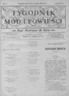 Tygodnik Mód i Powieści. Pismo ilustrowane dla kobiet z dodatkiem Ubiory i Roboty 1895 IV, No 48