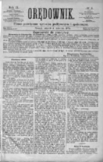 Orędownik: pismo poświęcone sprawom politycznym i spółecznym 1872 II, Nr 3