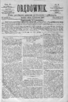 Orędownik: pismo poświęcone sprawom politycznym i spółecznym 1872 II, Nr 5
