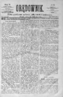 Orędownik: pismo poświęcone sprawom politycznym i spółecznym 1872 II, Nr 8