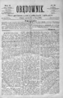Orędownik: pismo poświęcone sprawom politycznym i spółecznym 1872 II, Nr 12