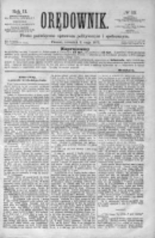 Orędownik: pismo poświęcone sprawom politycznym i spółecznym 1872 II, Nr 13