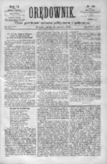 Orędownik: pismo poświęcone sprawom politycznym i spółecznym 1872 II, Nr 30
