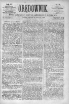 Orędownik: pismo poświęcone sprawom politycznym i spółecznym 1872 II, Nr 31