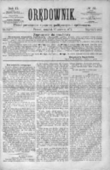 Orędownik: pismo poświęcone sprawom politycznym i spółecznym 1872 II, Nr 35