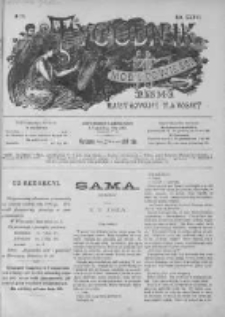 Tygodnik Mód i Powieści. Pismo ilustrowane dla kobiet z dodatkiem Ubiory i Roboty 1894 III, No 38