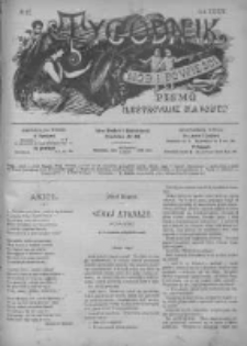 Tygodnik Mód i Powieści. Pismo ilustrowane dla kobiet z dodatkiem Ubiory i Roboty 1892 II, No 27