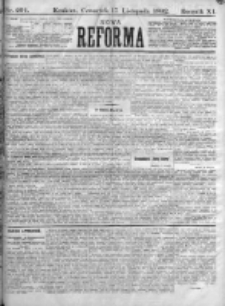 Nowa Reforma 1892 IV, Nr 264