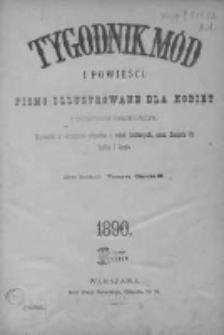 Tygodnik Mód i Powieści. Pismo ilustrowane dla kobiet z dodatkiem Ubiory i Roboty 1890 I, No 1