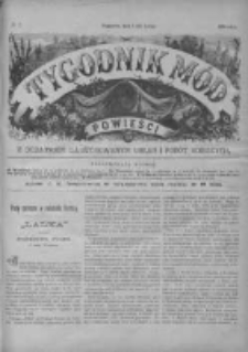 Tygodnik Mód i Powieści. Pismo ilustrowane dla kobiet z dodatkiem Ubiory i Roboty 1890 I, No 7