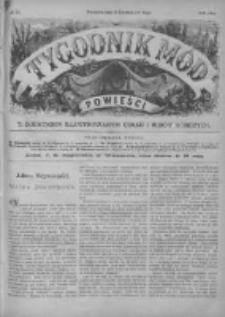 Tygodnik Mód i Powieści. Pismo ilustrowane dla kobiet z dodatkiem Ubiory i Roboty 1890 II, No 19