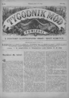 Tygodnik Mód i Powieści. Pismo ilustrowane dla kobiet z dodatkiem Ubiory i Roboty 1890 II, No 20