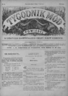 Tygodnik Mód i Powieści. Pismo ilustrowane dla kobiet z dodatkiem Ubiory i Roboty 1890 II, No 23