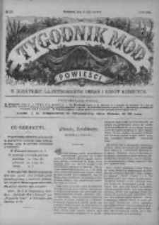 Tygodnik Mód i Powieści. Pismo ilustrowane dla kobiet z dodatkiem Ubiory i Roboty 1890 II, No 26