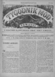 Tygodnik Mód i Powieści. Pismo ilustrowane dla kobiet z dodatkiem Ubiory i Roboty 1890 II, No 28